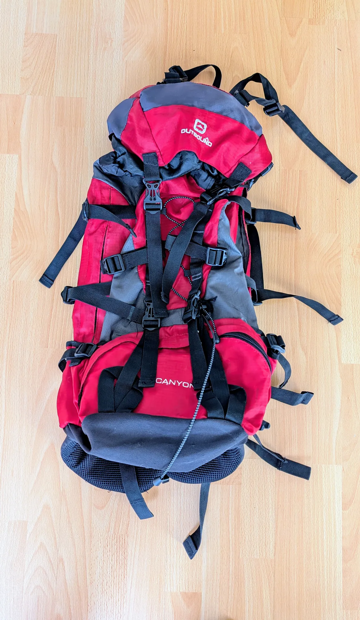 Brand New Outbound Canyon Backpack - Red photo 1