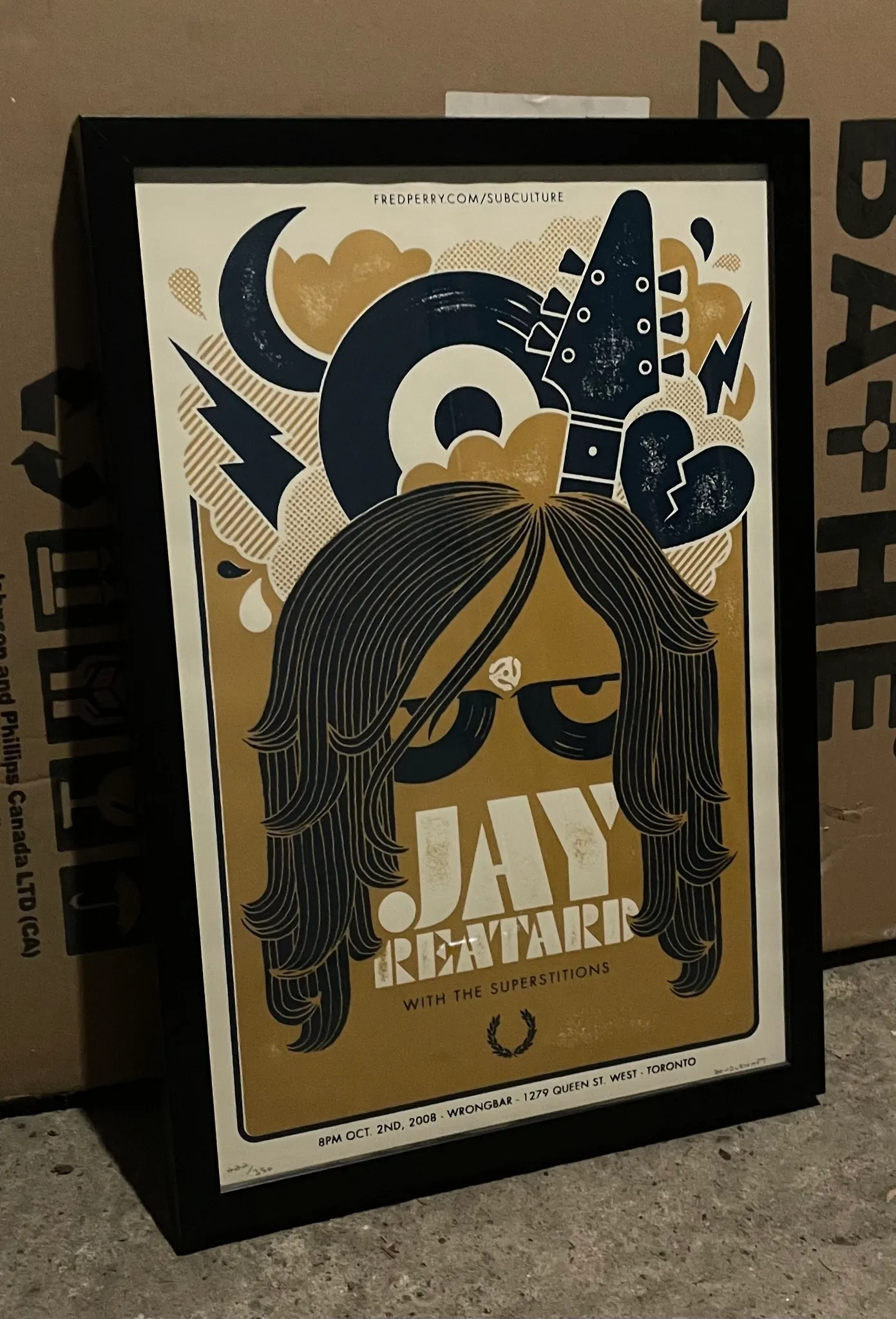 Framed Screen Printed Poster photo 1