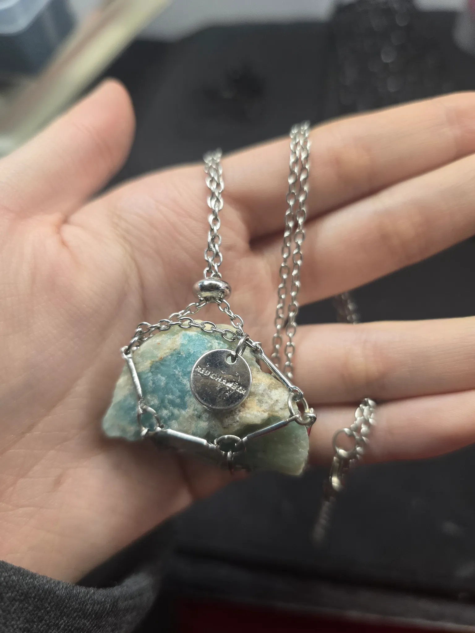 Red Chamber Healing Stone Necklace photo 1