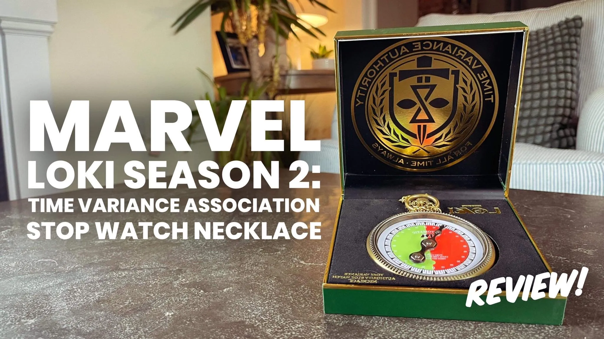 Marvel Loki Season 2- TVA Stopwatch Necklace photo 1