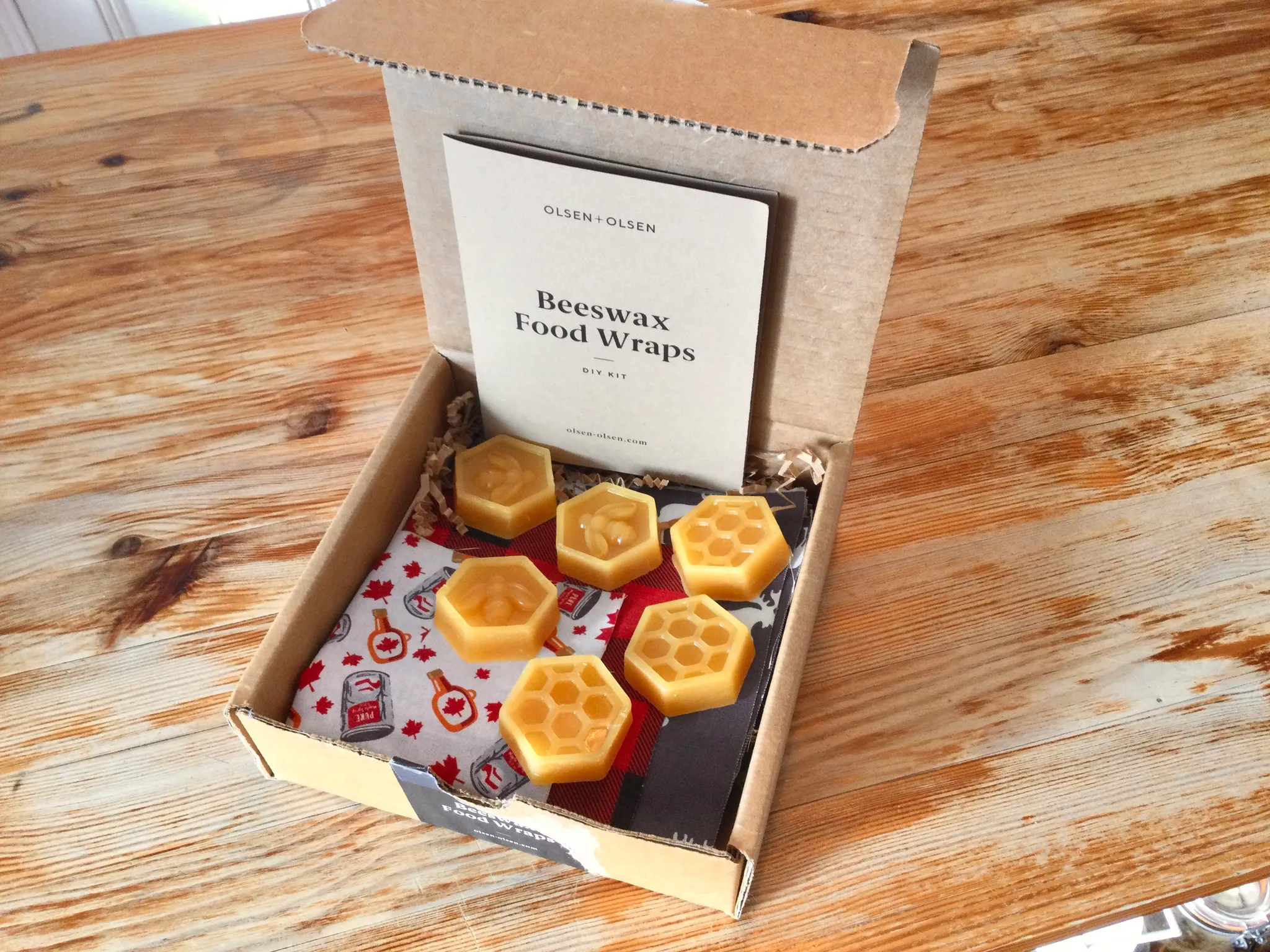 New Beeswax Food Wraps DIY Kit Olsen+Olsen photo 1