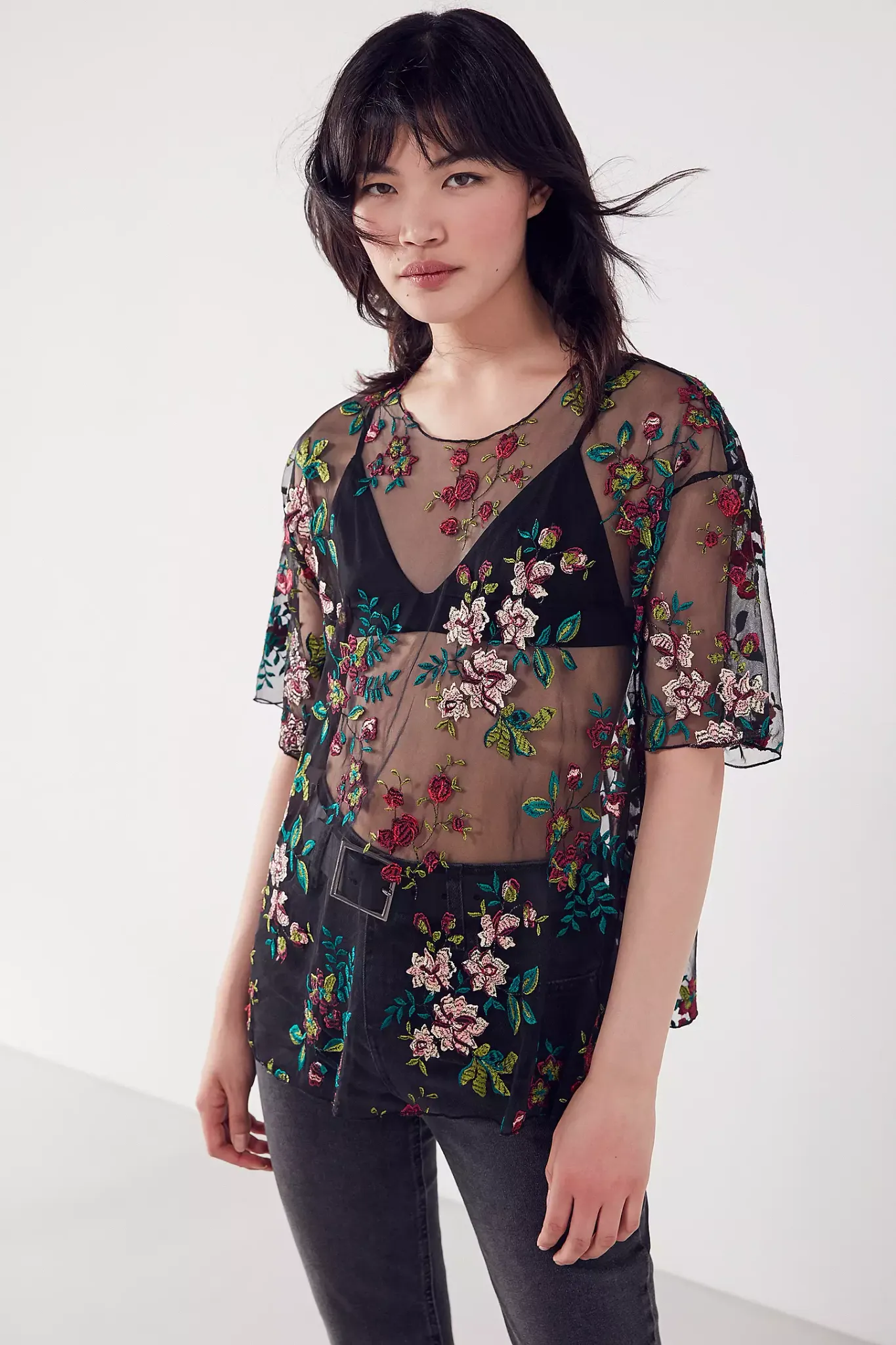 Urban Outfitters Mesh Top photo 1