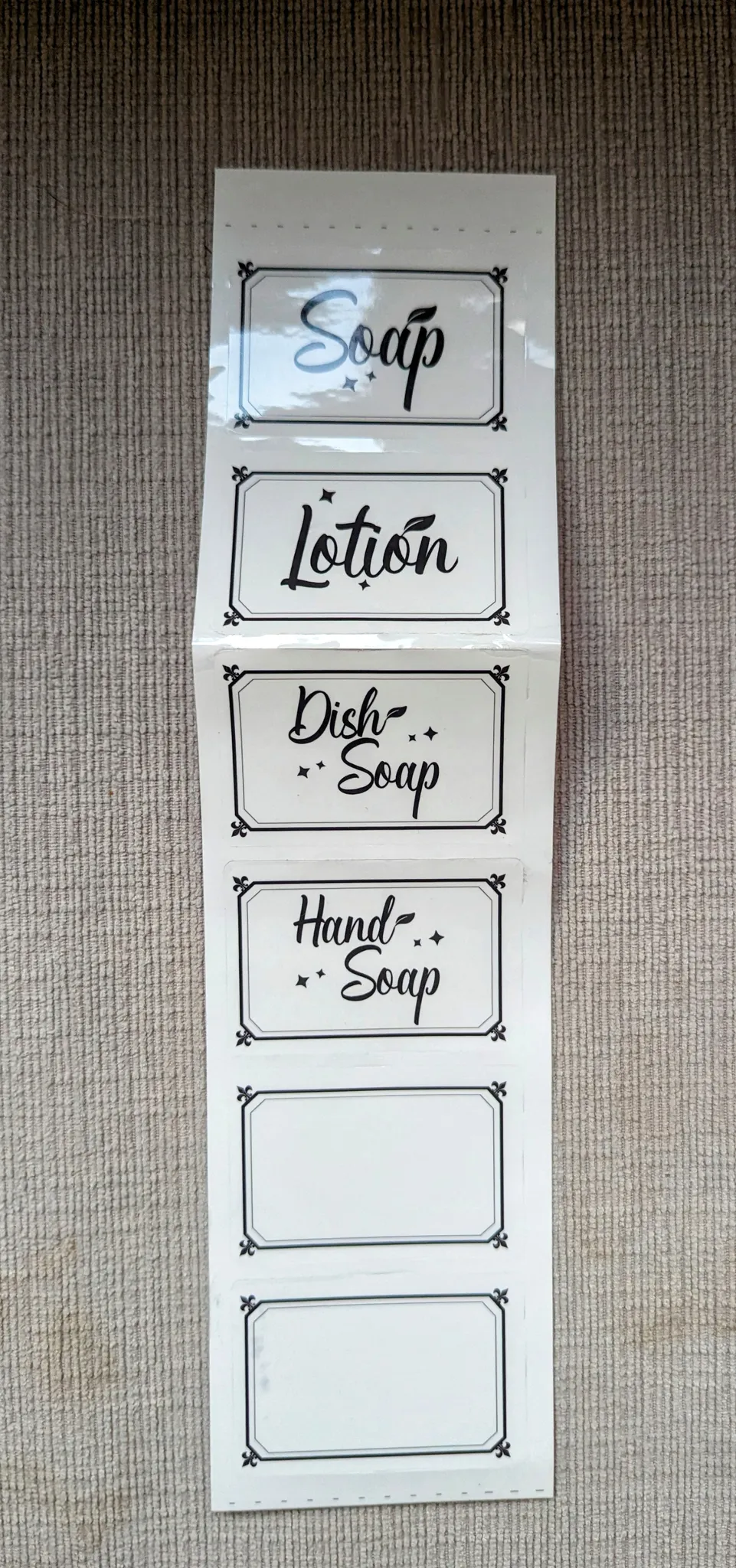 Brand New Storage Organization Stickers  photo 1