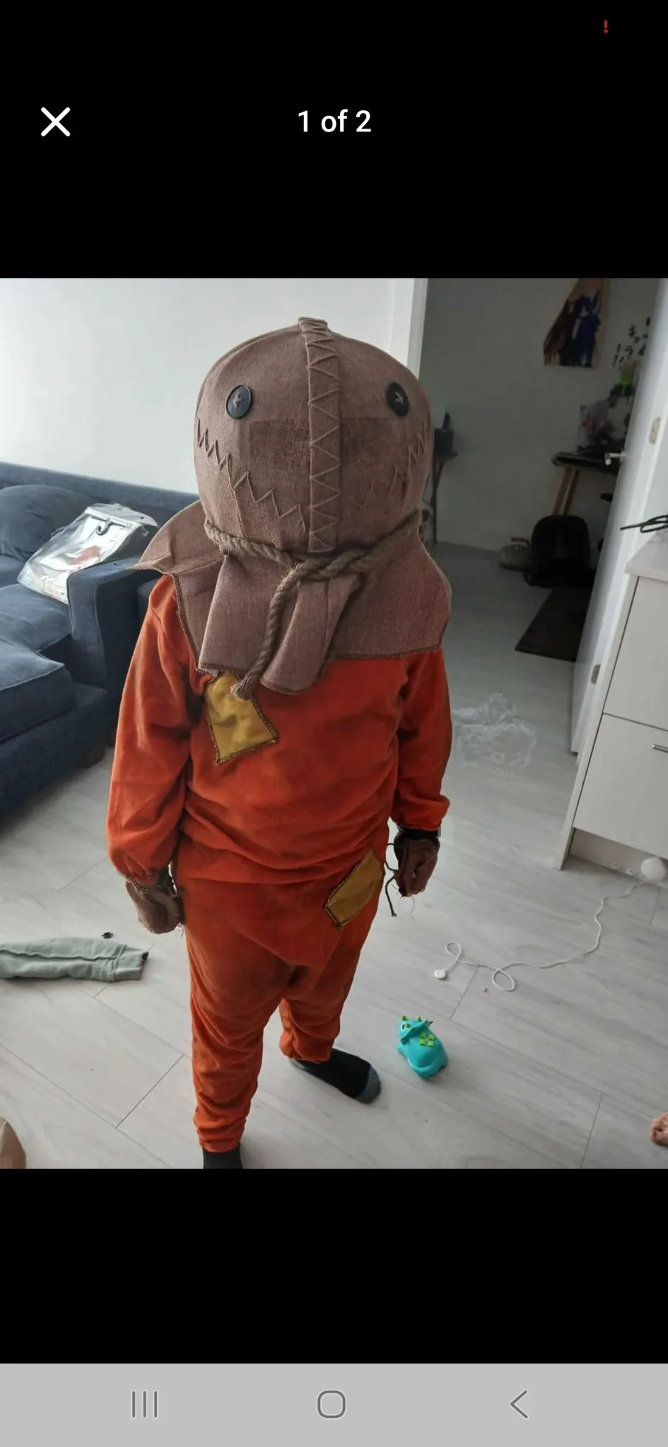 Sam costume boys large photo 1