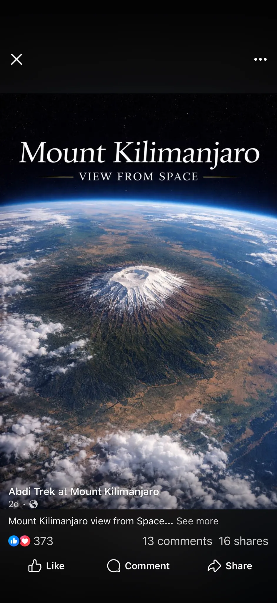 kili from space 😜👍 photo 1