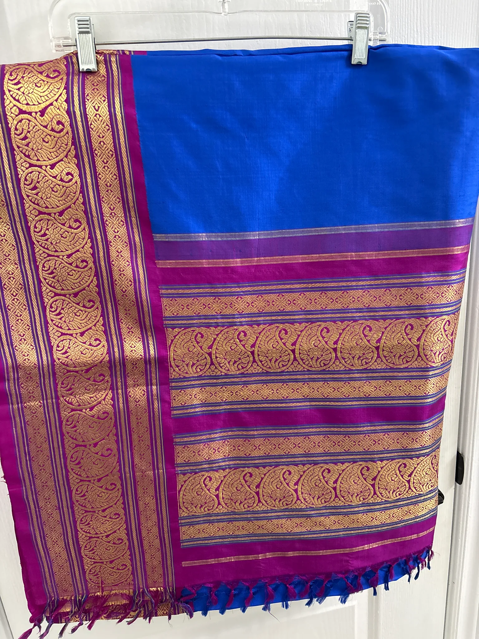 Sari - Blue & Purple photo 1
