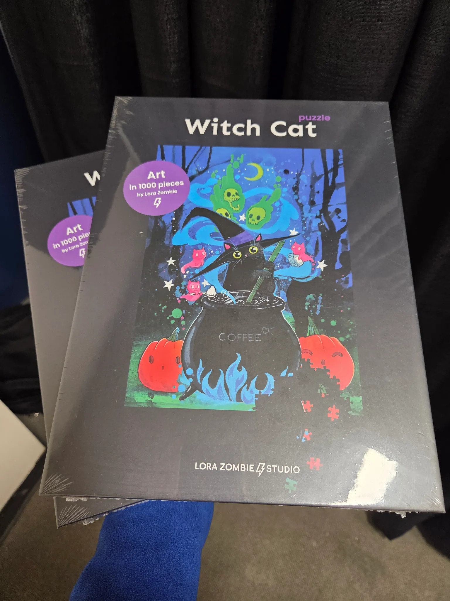 witch cat puzzle photo 1