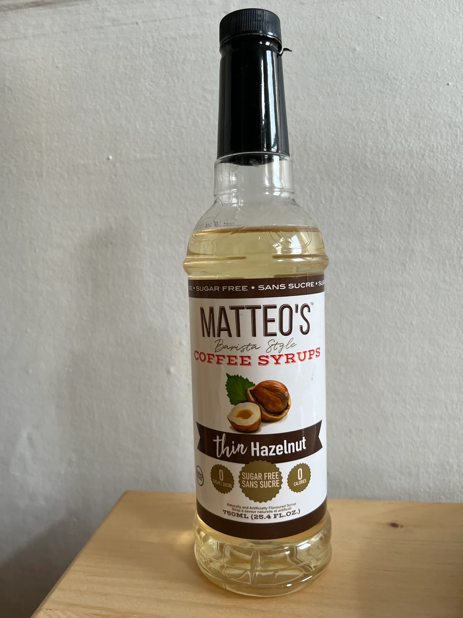 Hazelnut coffee syrup photo 1