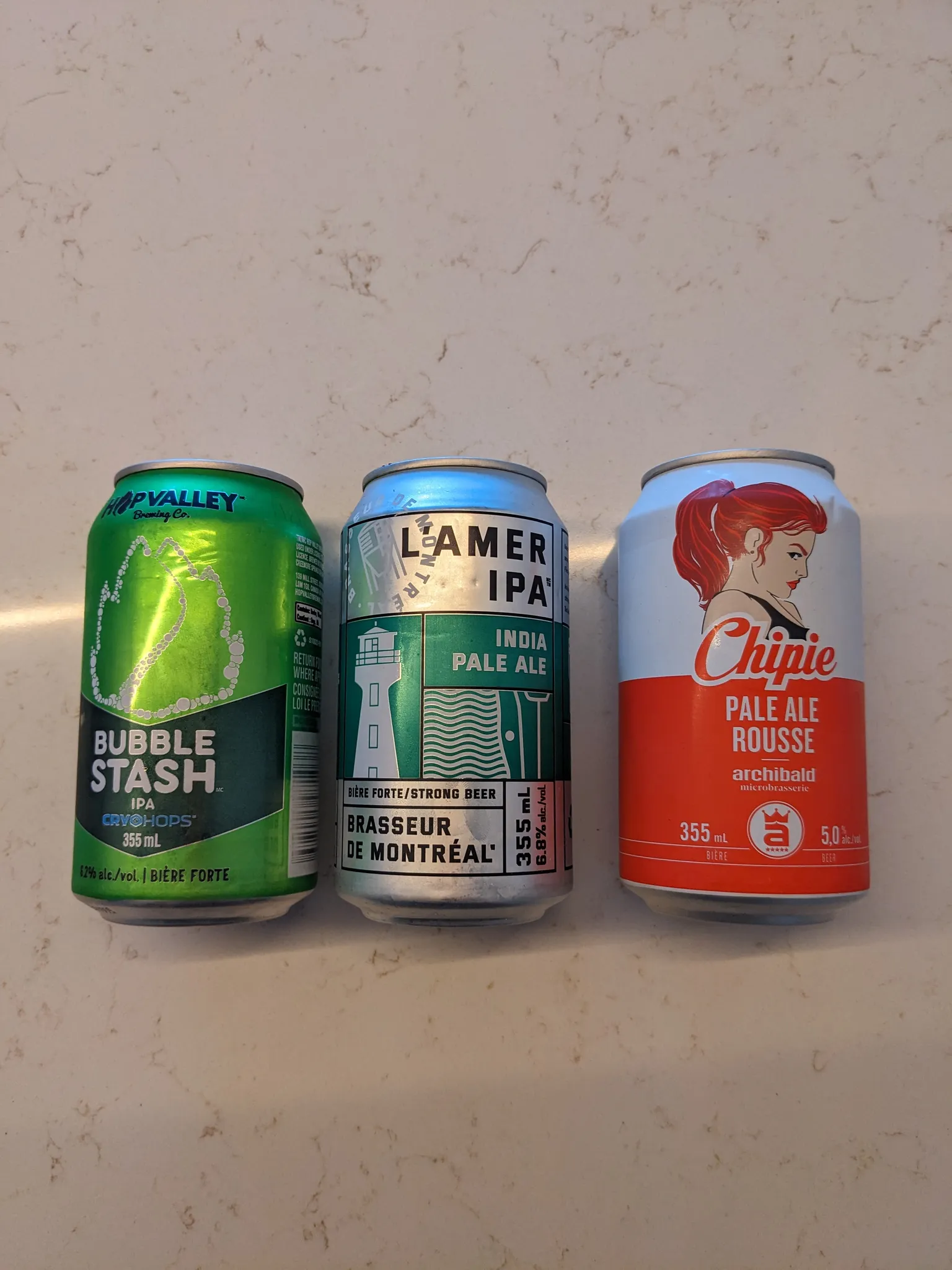 3 beer cans photo 1