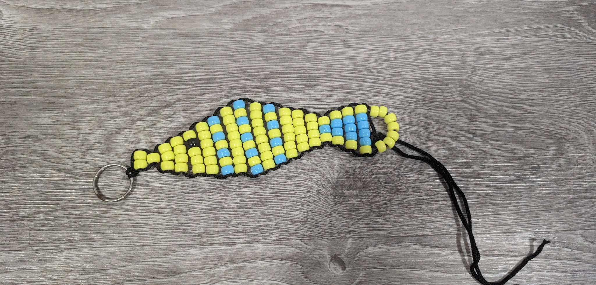 Beaded Fish Keychain  photo 1