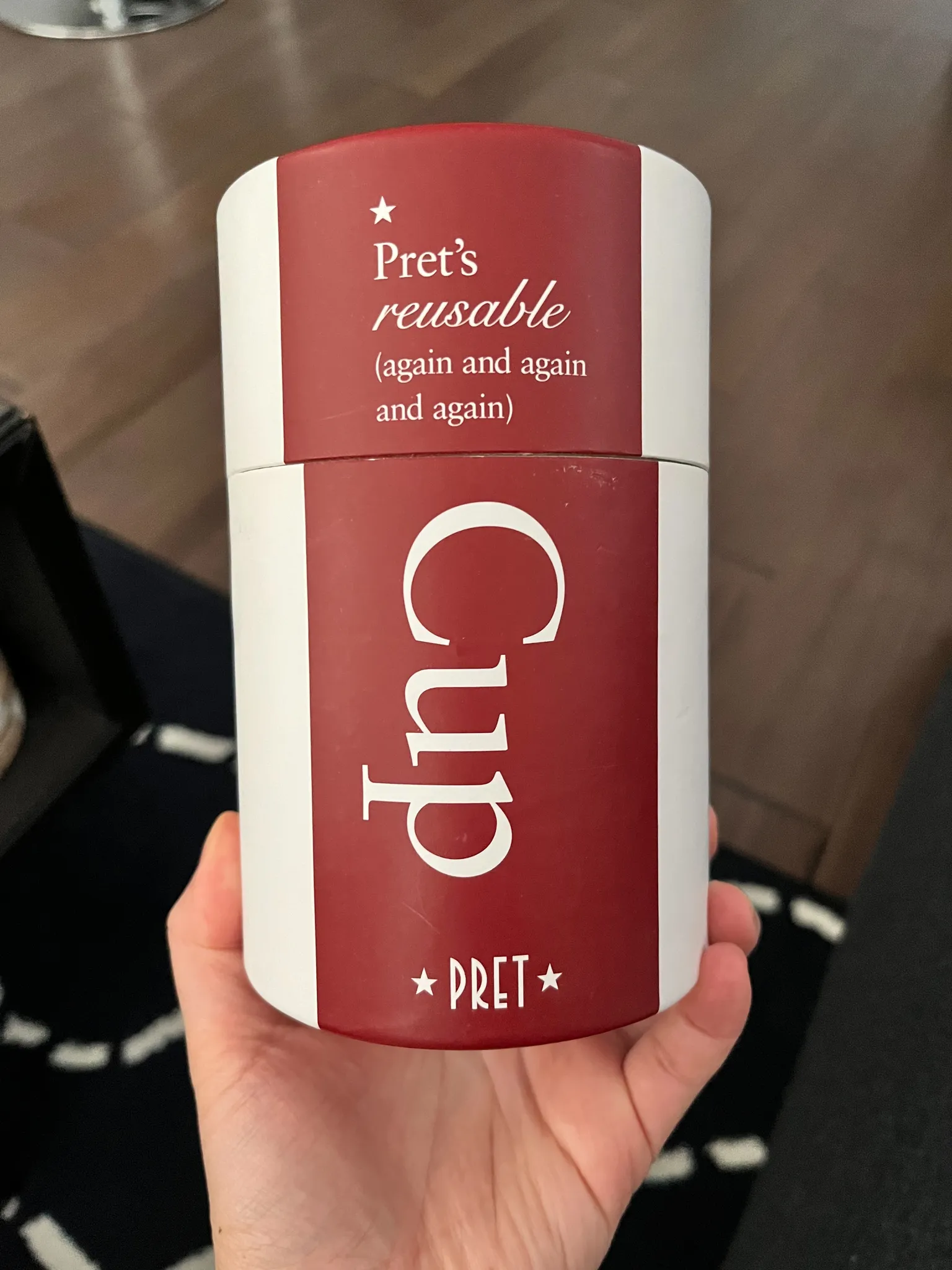 Pending- BNIP Pret’s reusable cup  photo 1