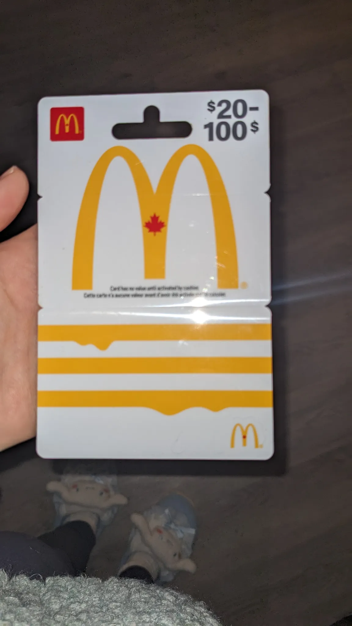50 $ McDonald's GC  photo 1
