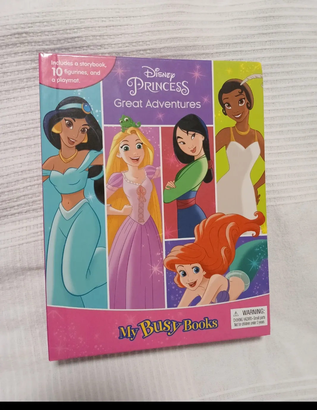 Disney princess book with figurines photo 1