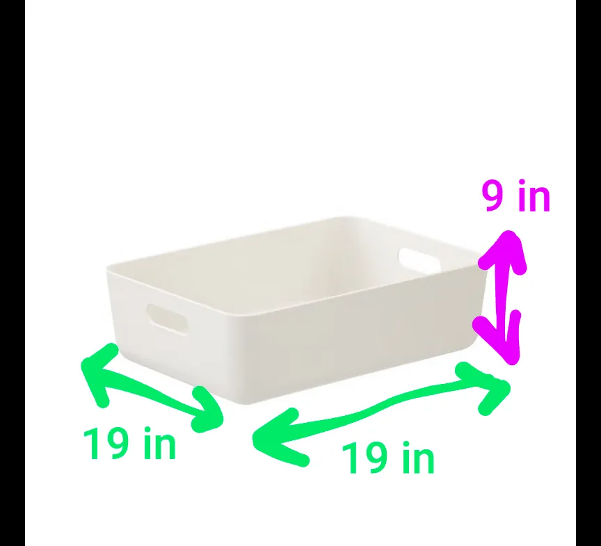 Large flat plastic organizers photo 1