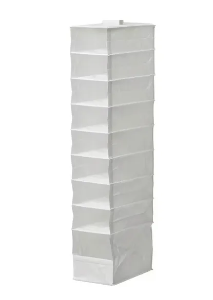SKUBB Organizer with 9 compartments, white photo 1