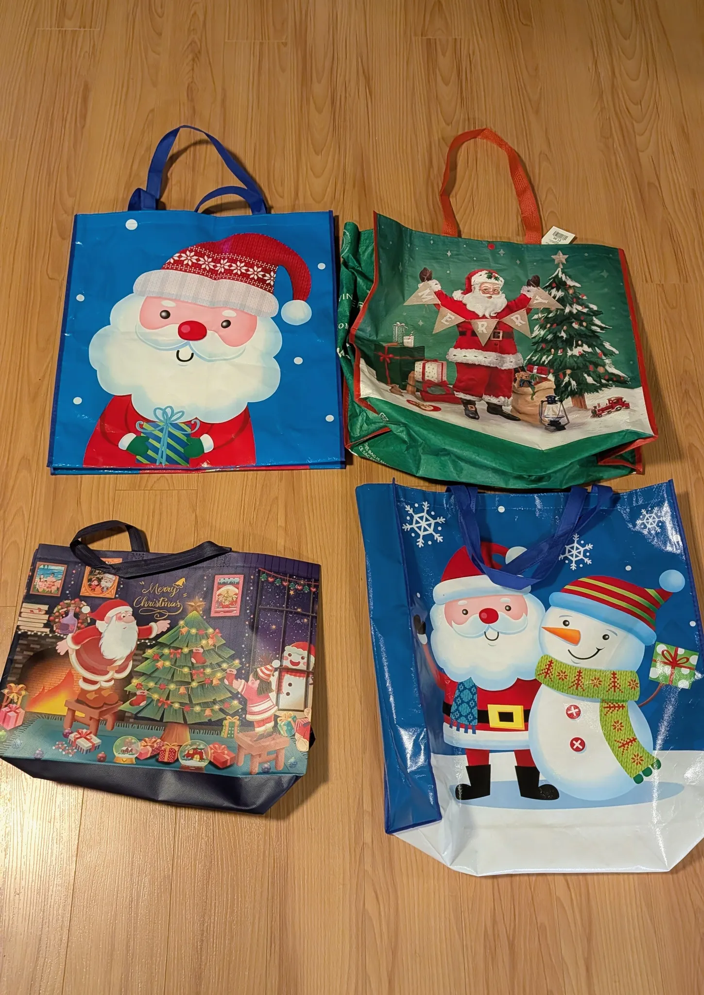 Brand New Christmas Reusable Gift Bags (4) photo 1
