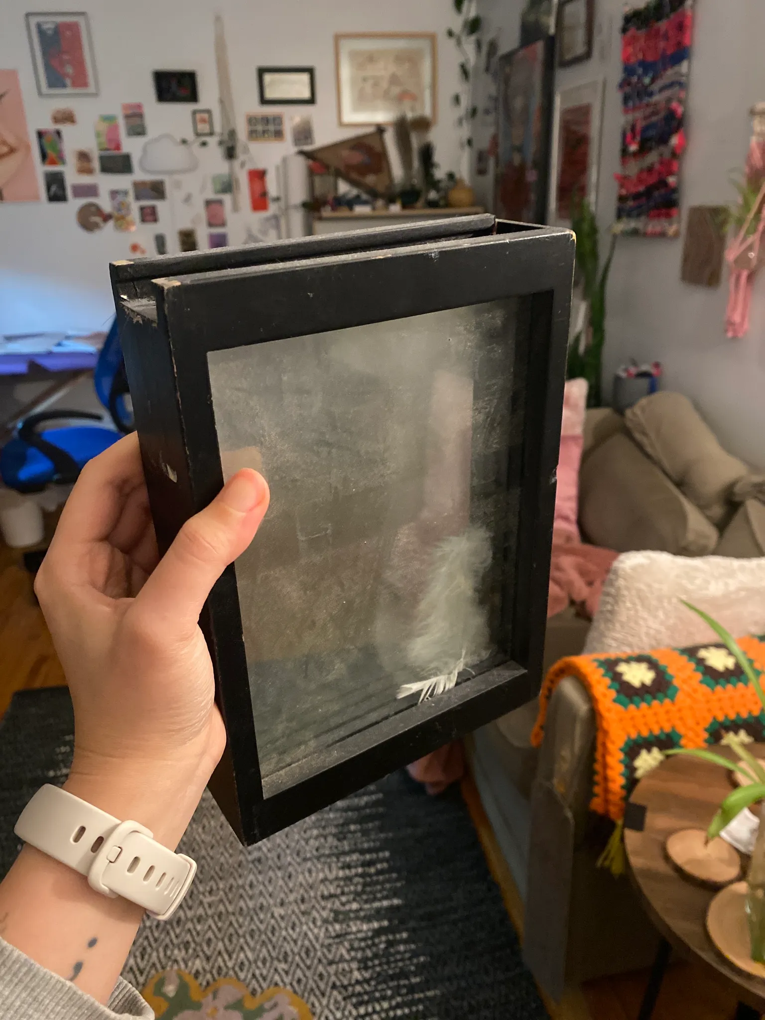 multi-layered wooden frame  photo 1