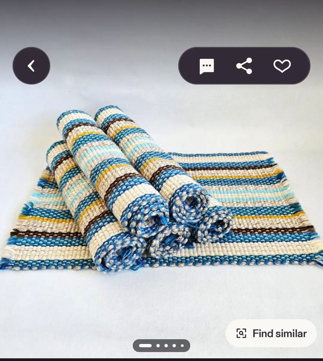 Woven Placemats x5+ photo 1