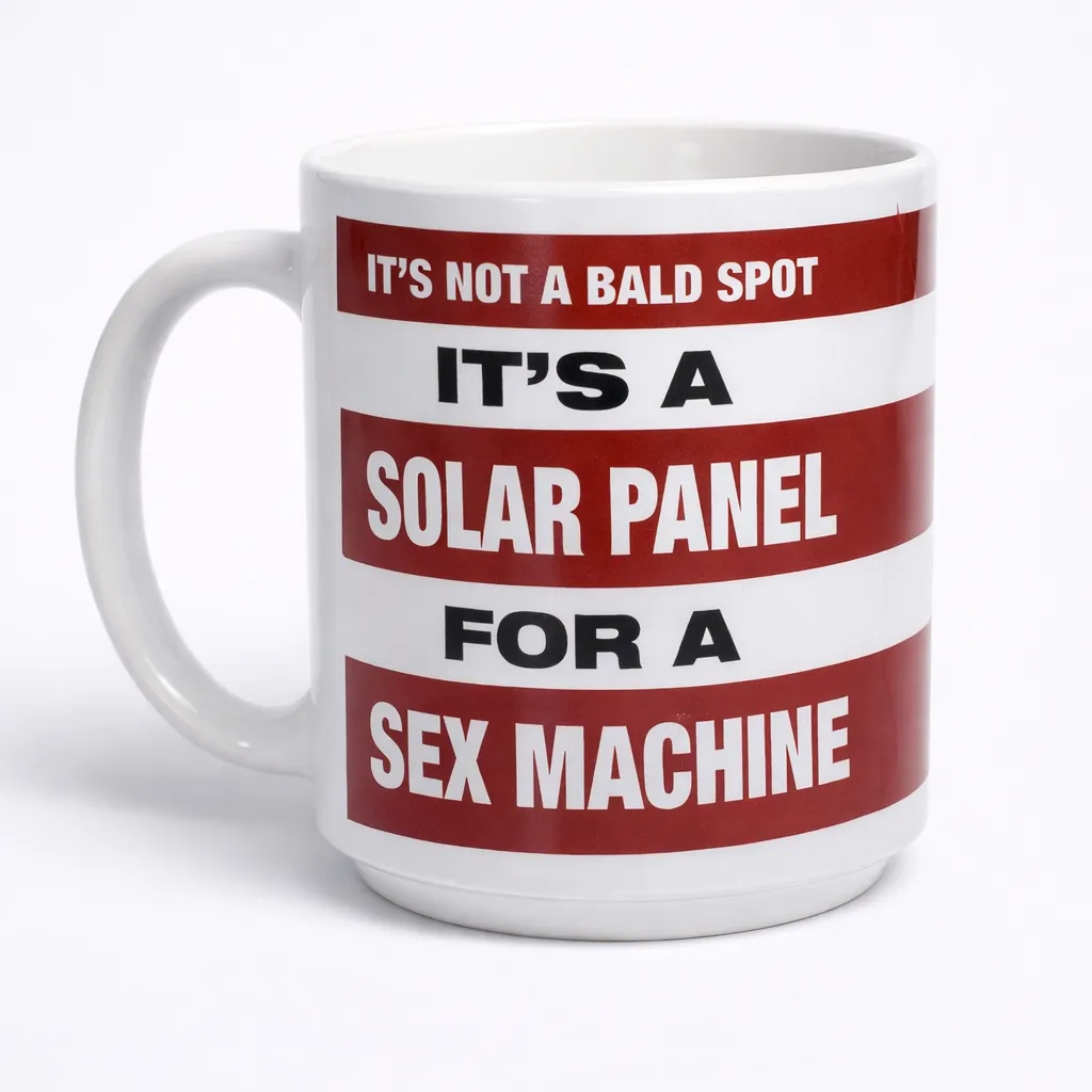 Funny Novelty Mug – “It’s Not a Bald Spot” photo 1