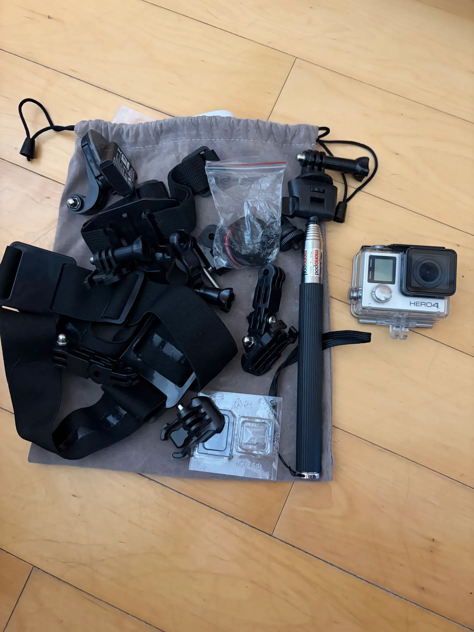GoPro Hero 4 w/ accessories  photo 1