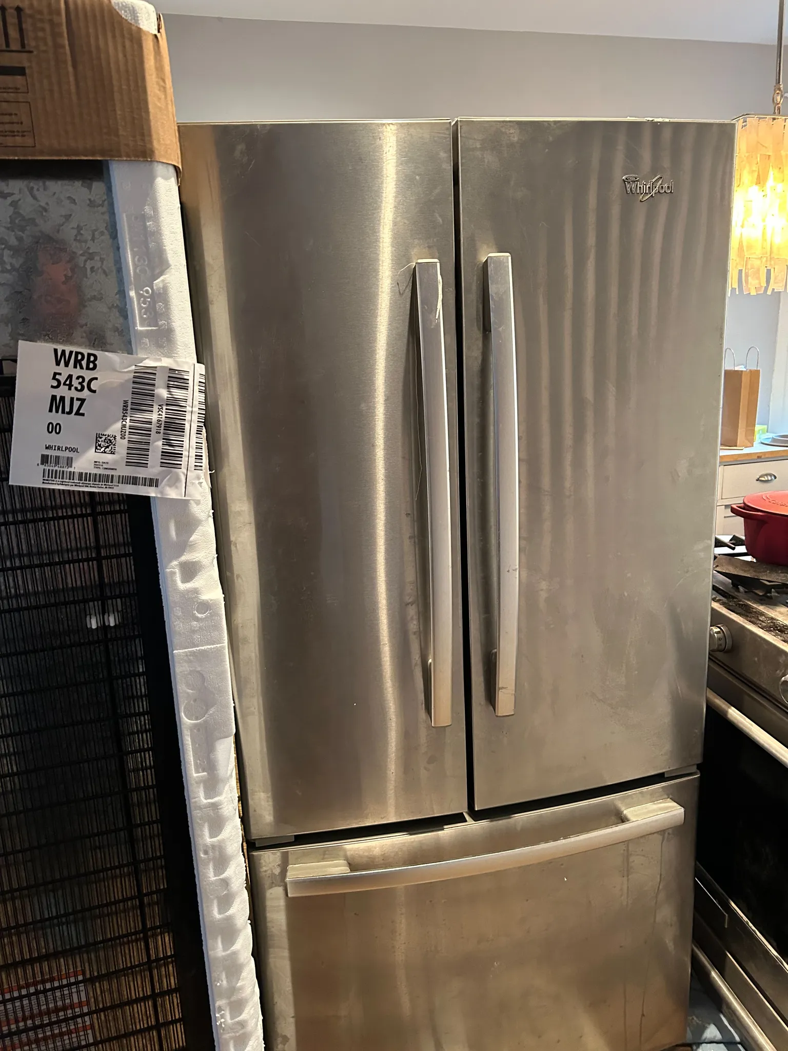 Large whirlpool fridge freezer photo 1