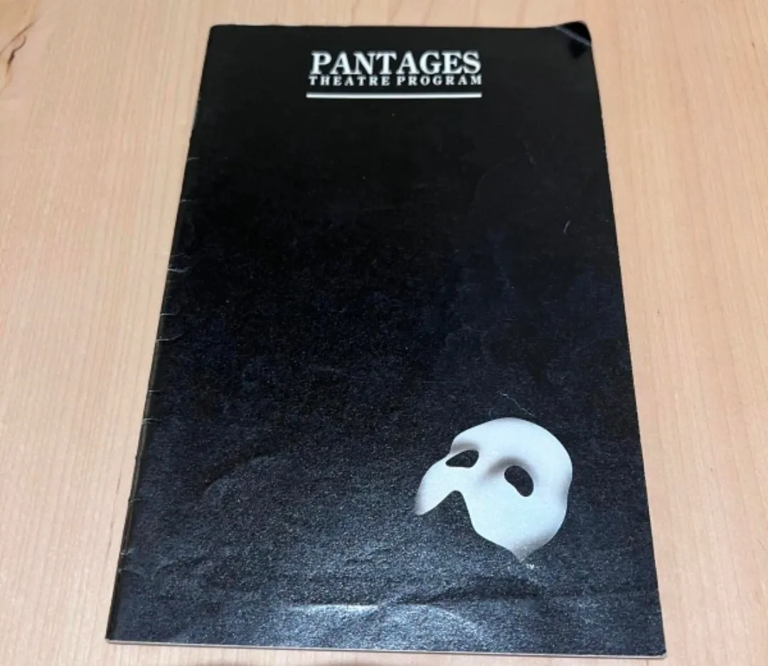 Phantom of the Opera 1995 Program Toronto photo 1