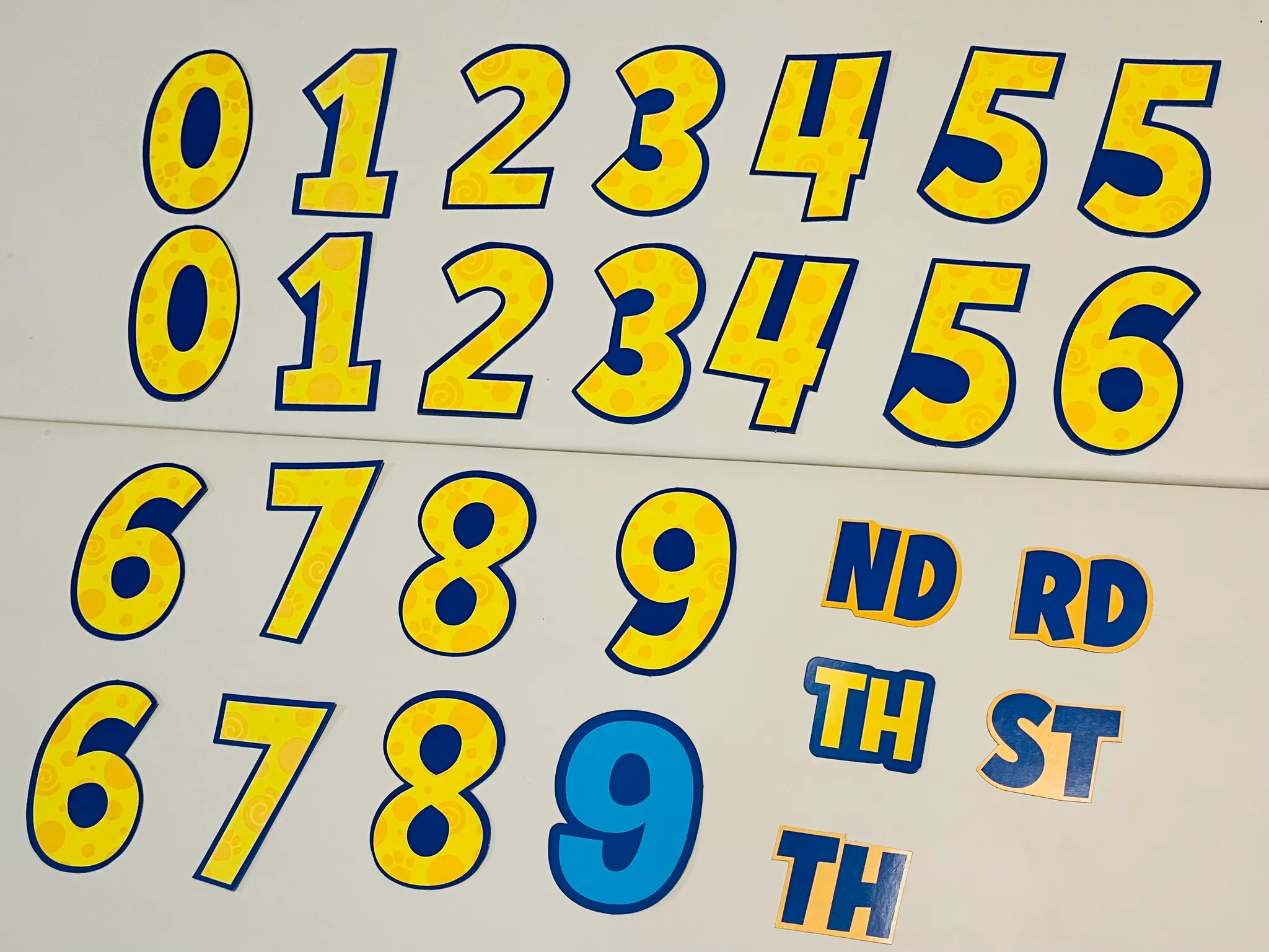 Paper Numbers & Suffix photo 1