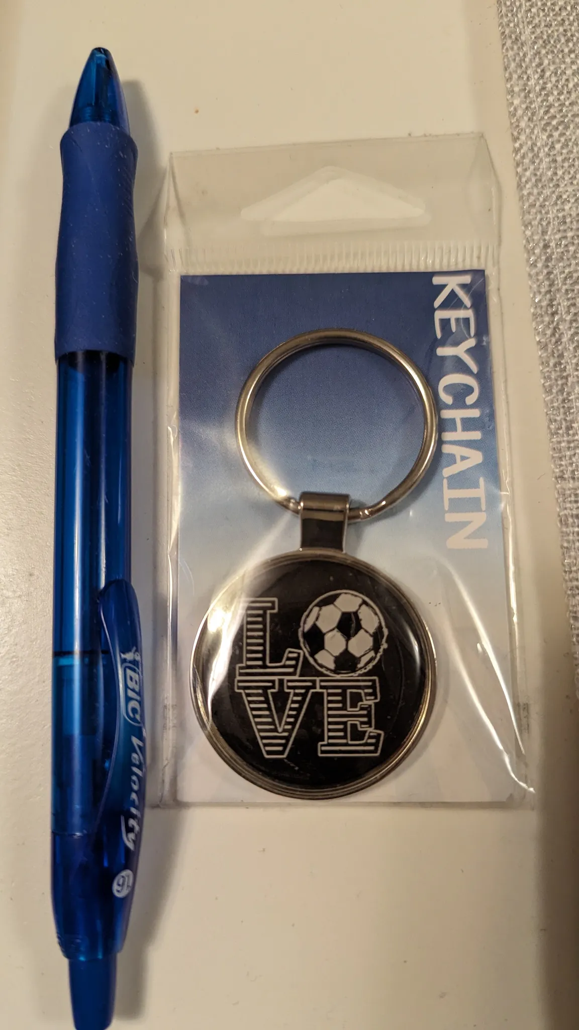 BNIB soccer keychain  photo 1