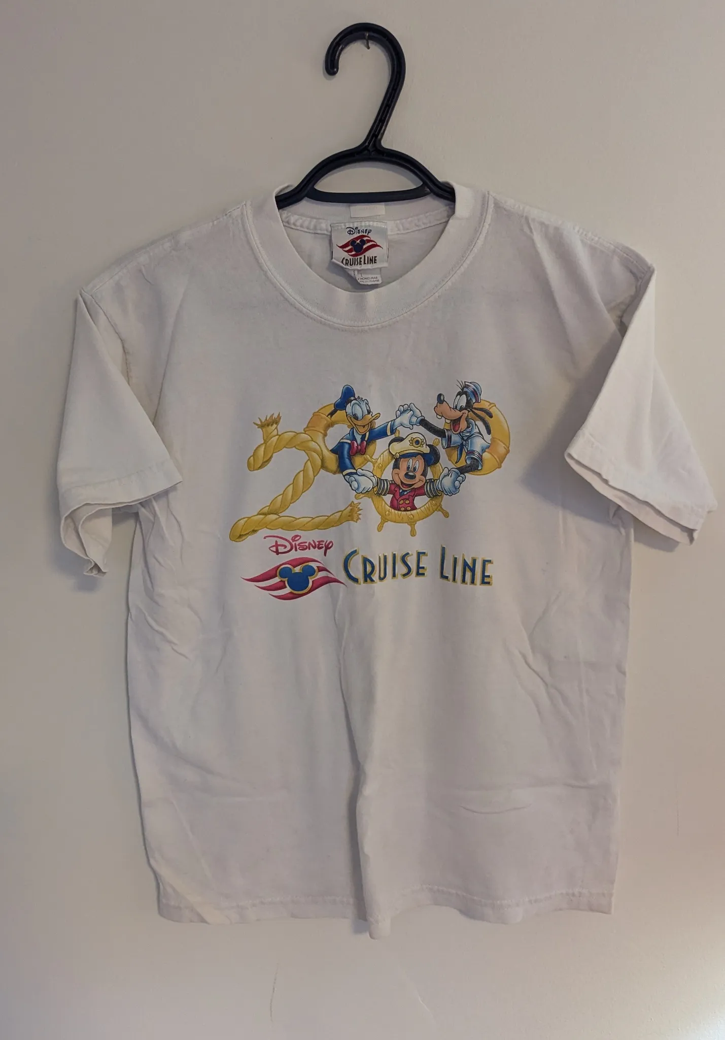 Vintage Disney Cruise Line T-Shirt - Youth Size Large photo 1