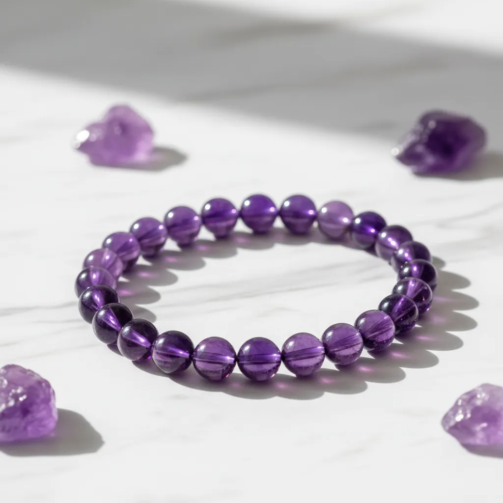Amethyst Crystal Bracelet photo 1