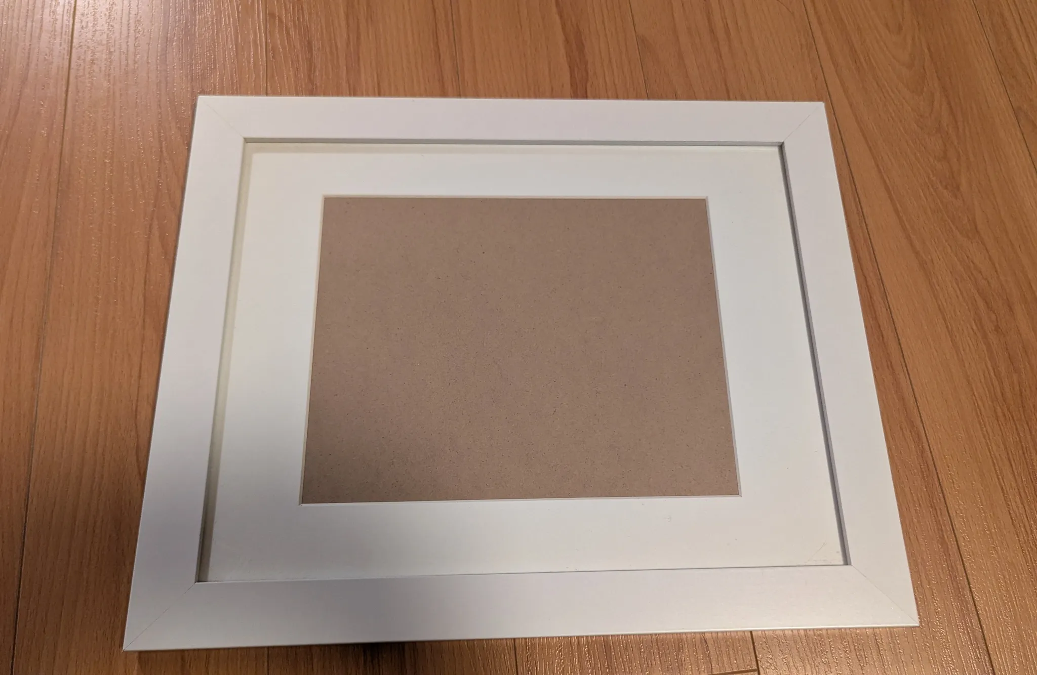 White Picture Frame with Mat photo 1