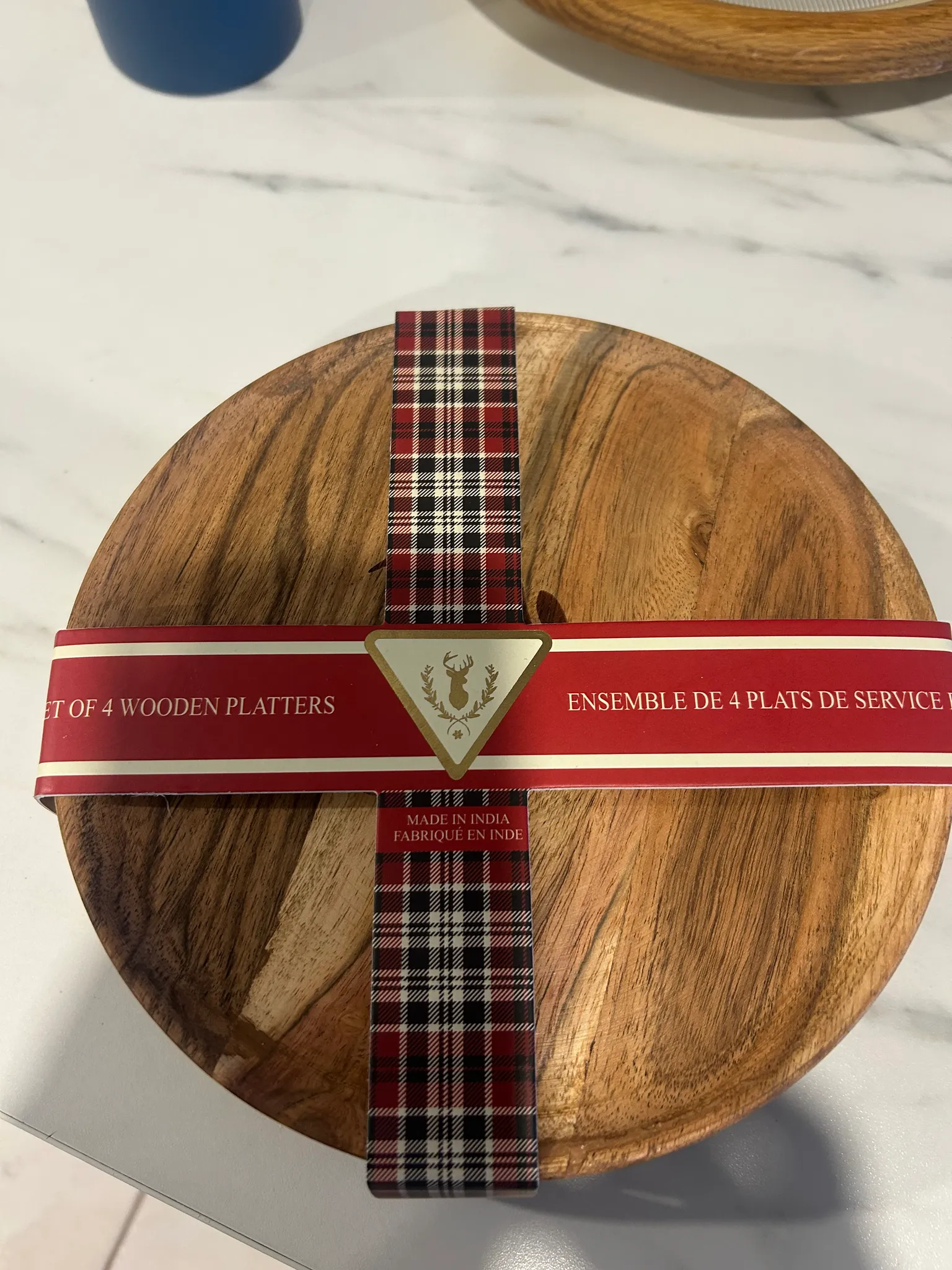 BNIP wooden plates  photo 1