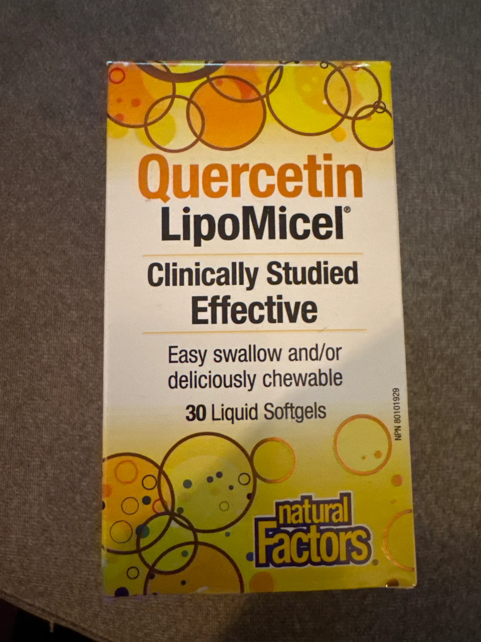 Quercetin LipoMicel 30 liquid softgels photo 1