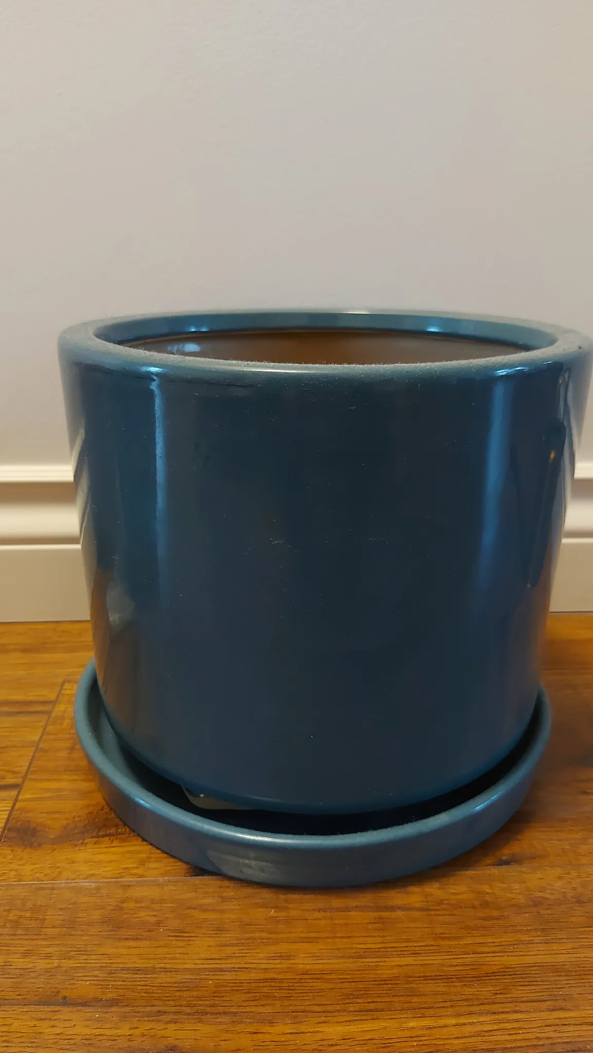 Brand new Blue/green planter pot photo 1