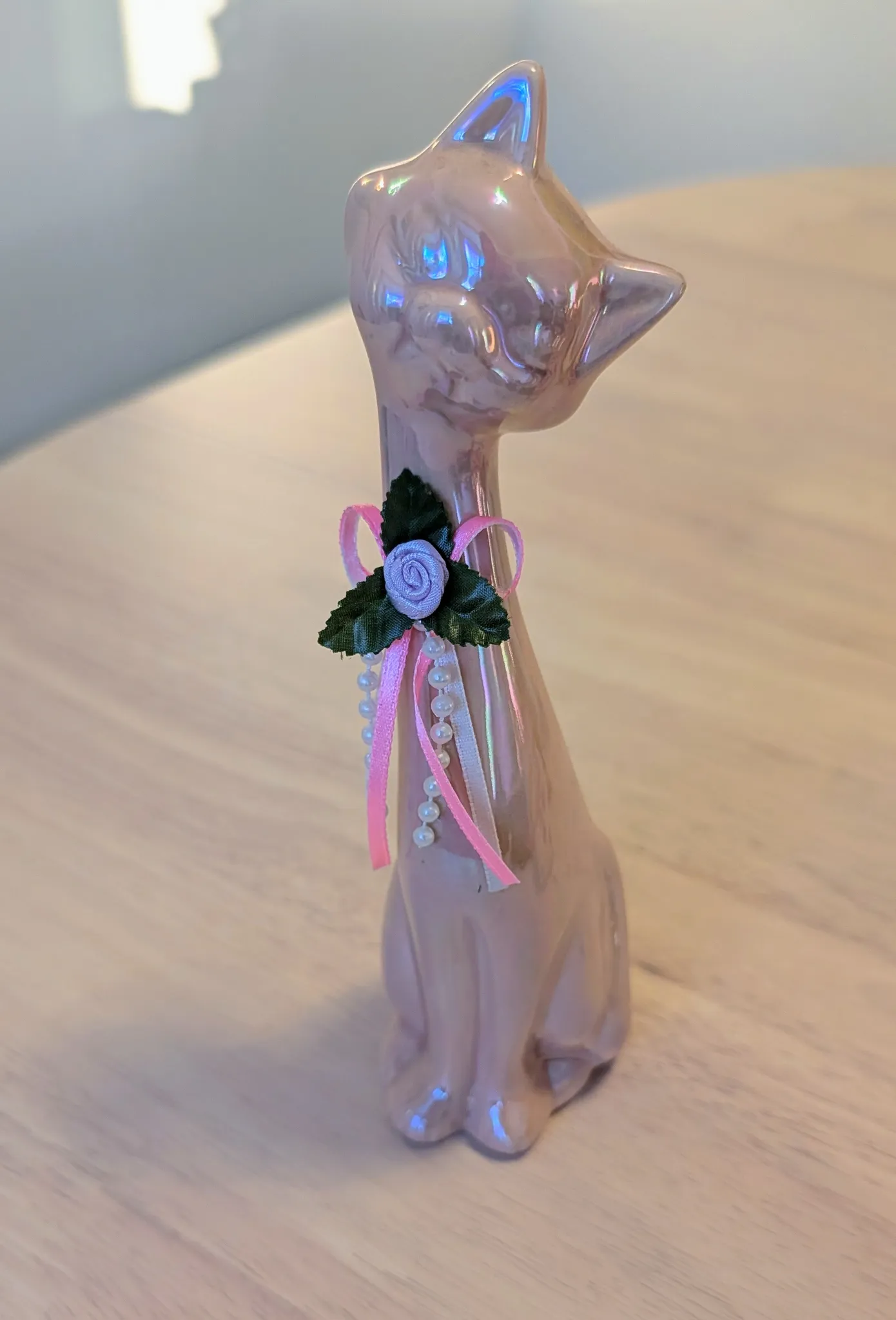 Brand New Ceramic Cat Figurine photo 1