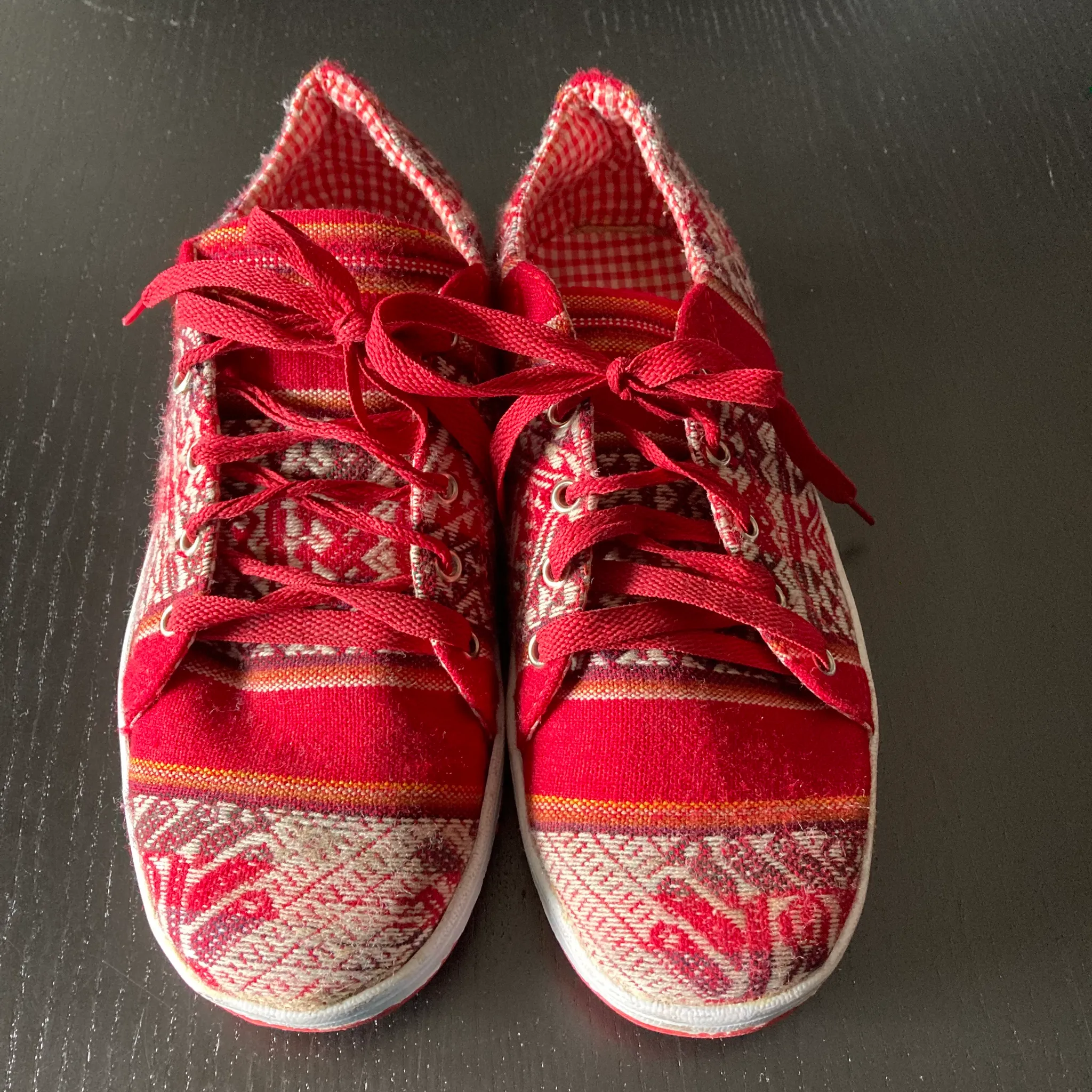 BARDELLI CANVAS PRINT SHOES WITH LACES  photo 1