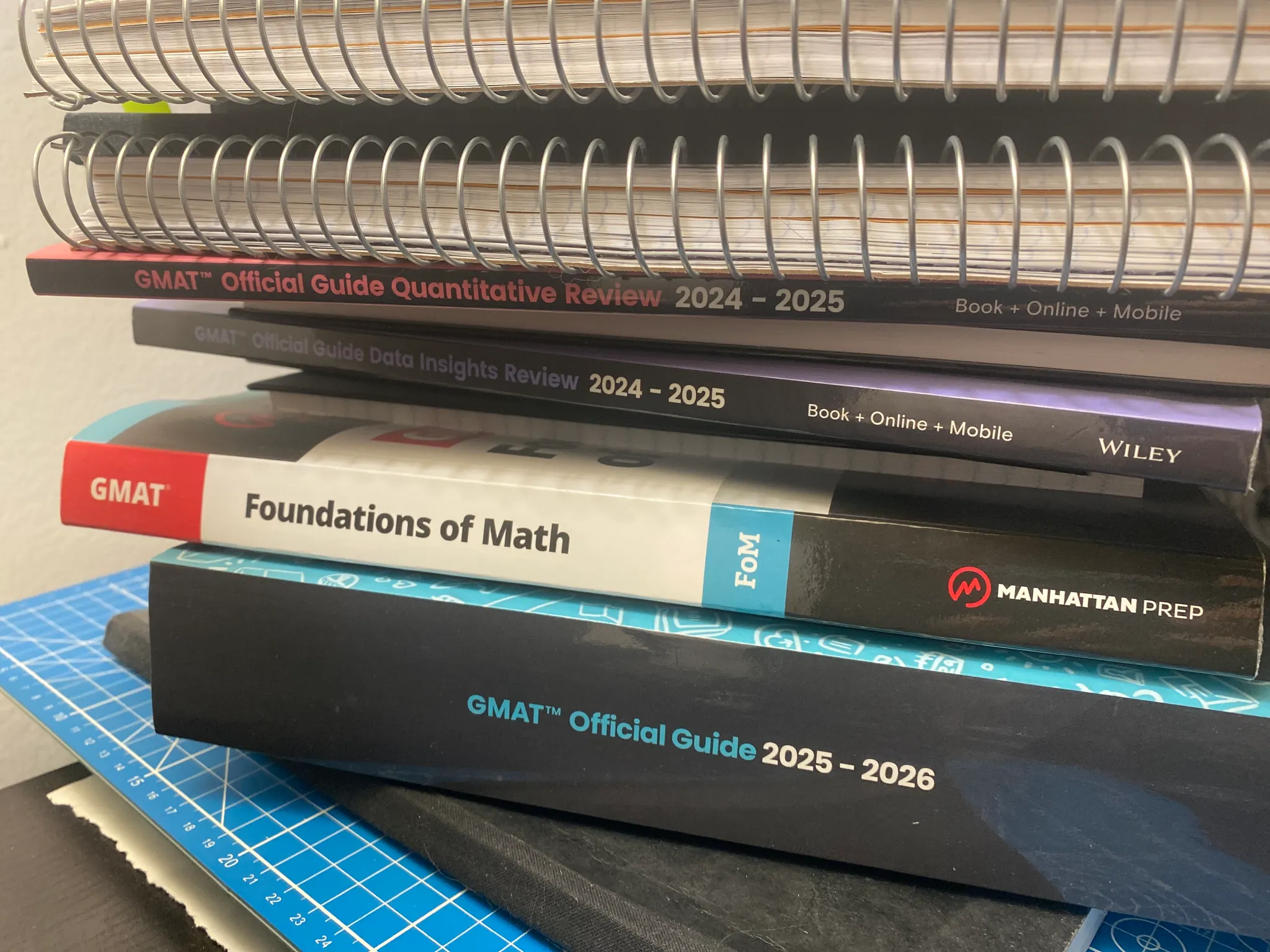 Approx 20 GMAT study books  photo 1