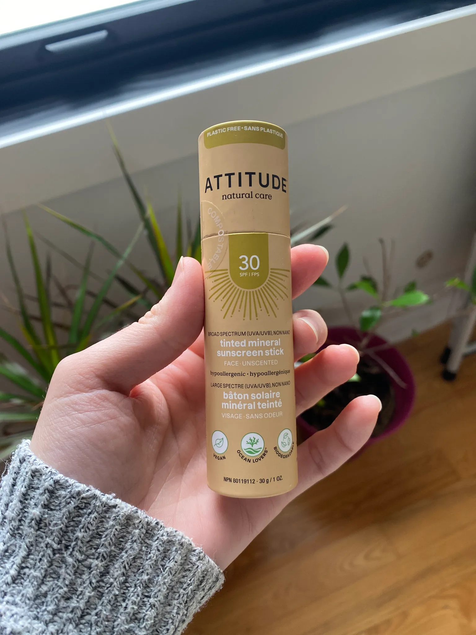 Tinted mineral sunscreen stick photo 1