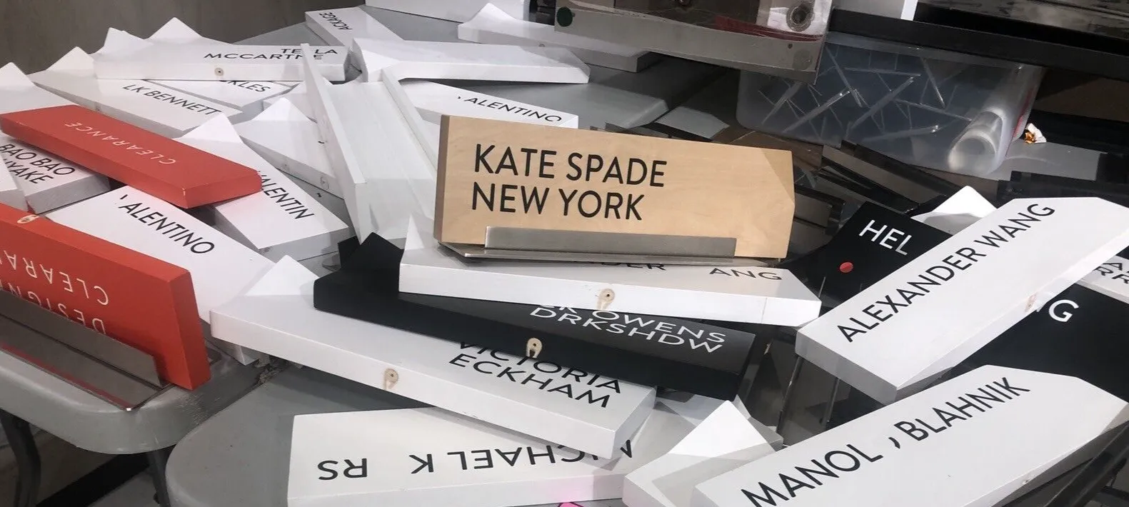 designer signs from Nordstoms can be repurposed  photo 1