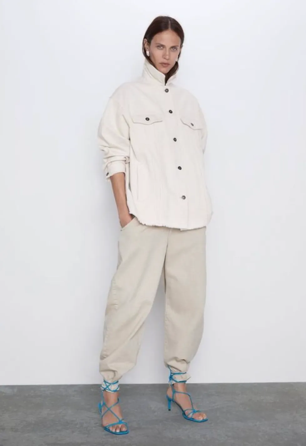 Zara Corduroy Shacket photo 1