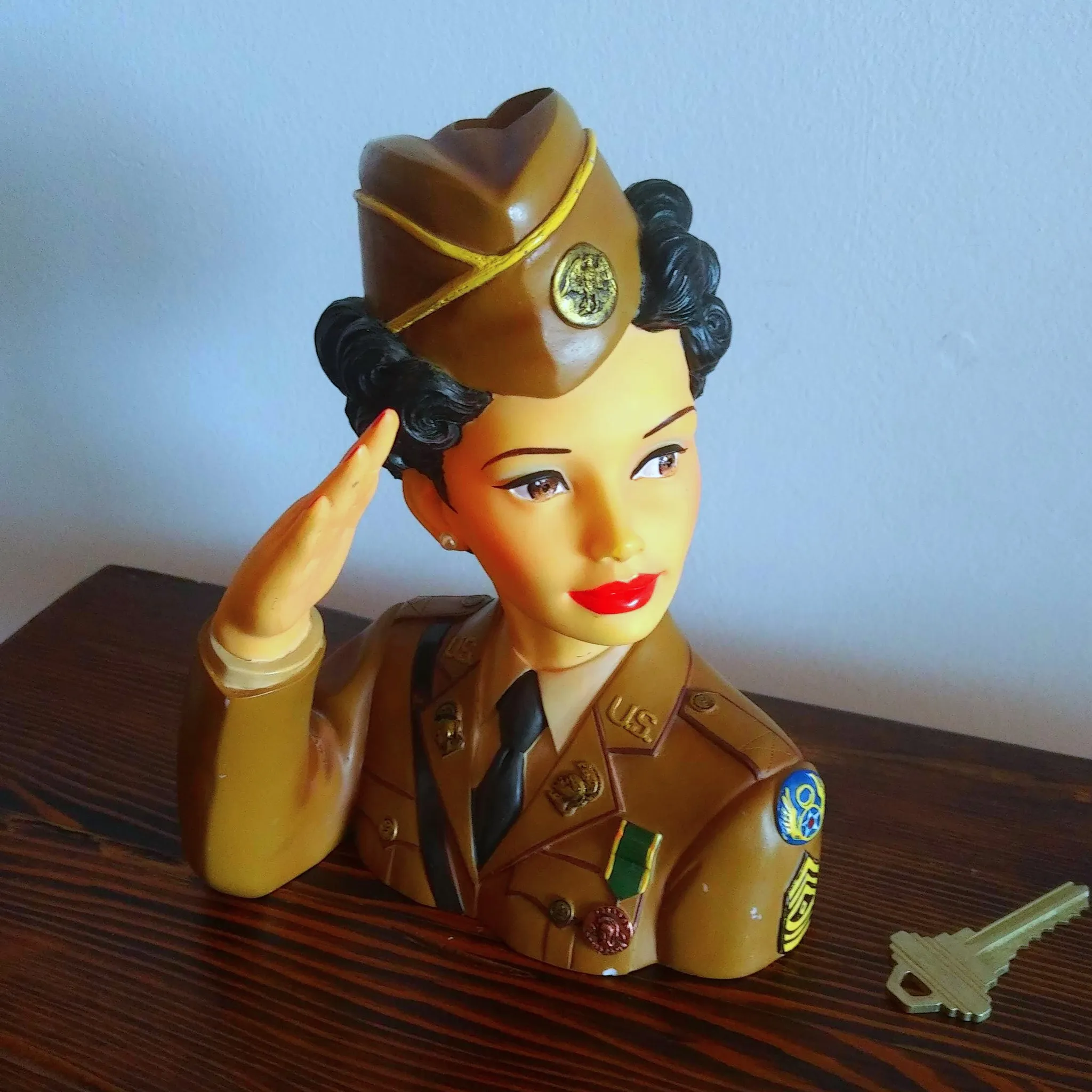 Cameo Girls Head Vase Martina 1942  photo 1