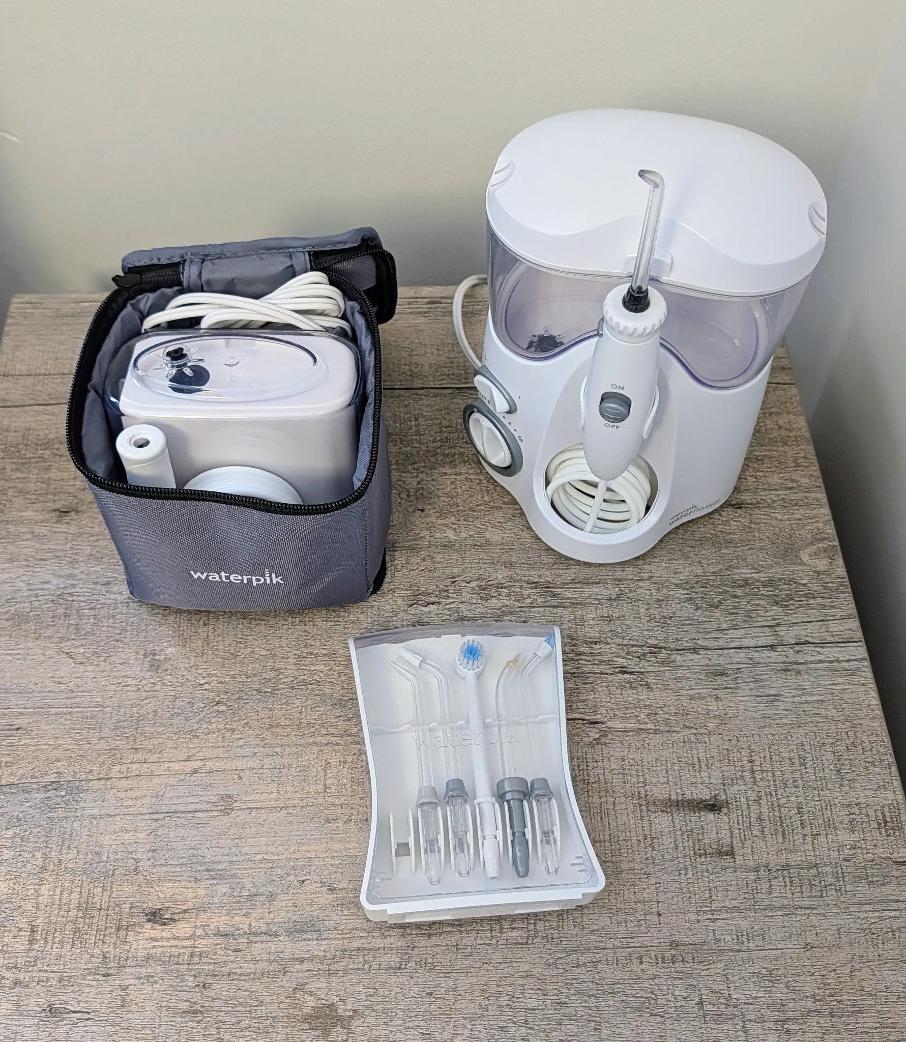 Brand New Never Used Waterpik Water Flosser and Travel Waterpik  photo 1