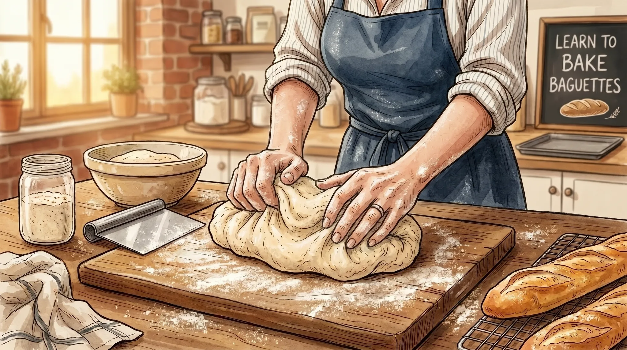 Learn how to make baguettes for private boxing lessons  photo 1