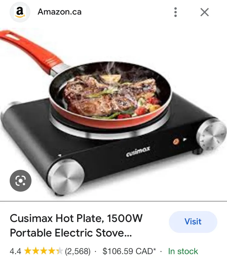 Single burner hot plate  photo 1