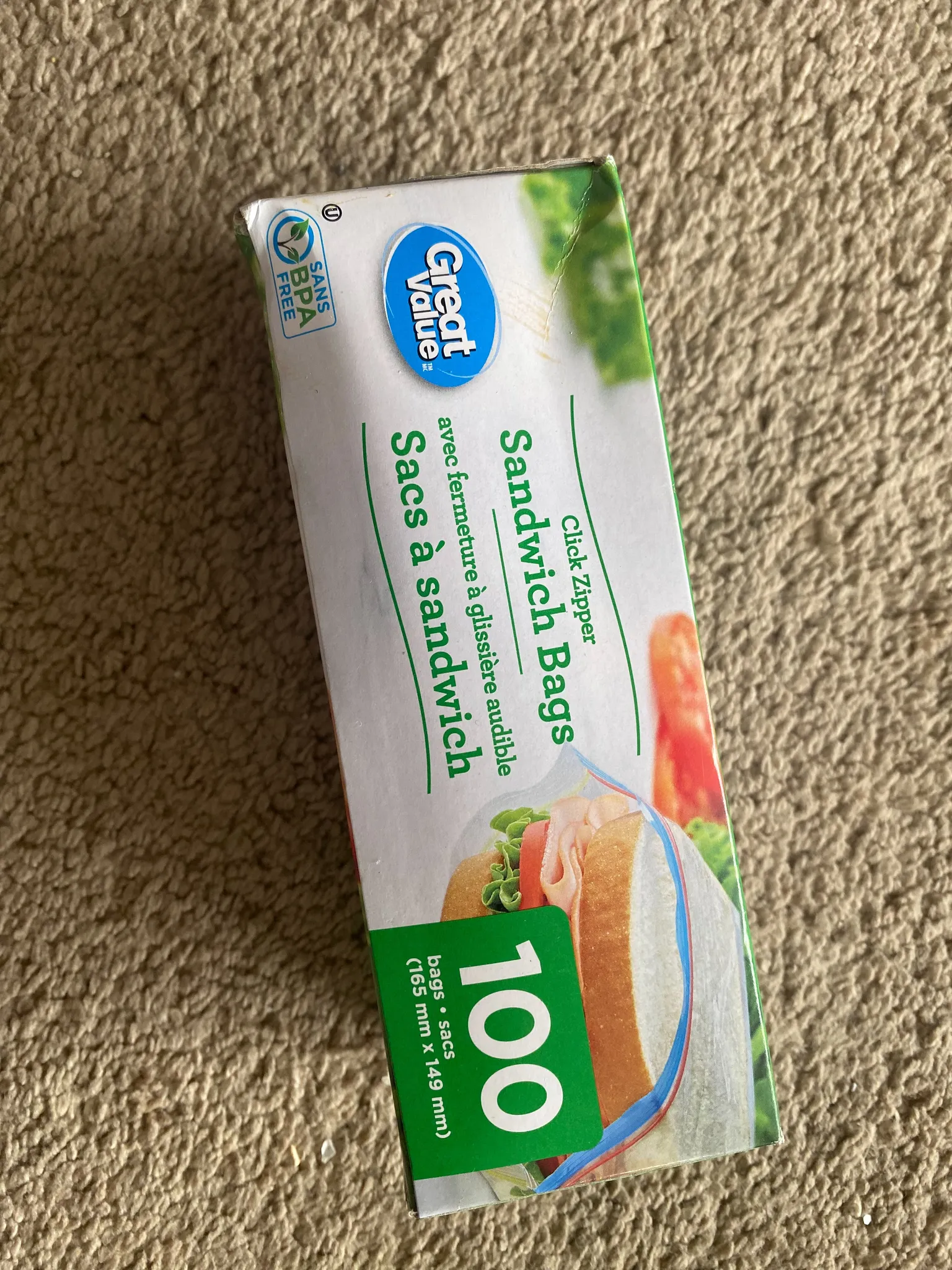 sandwich bags box photo 1