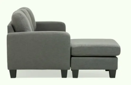SOLD Classic Couch structube 3 sitting + Ottoman  photo 1