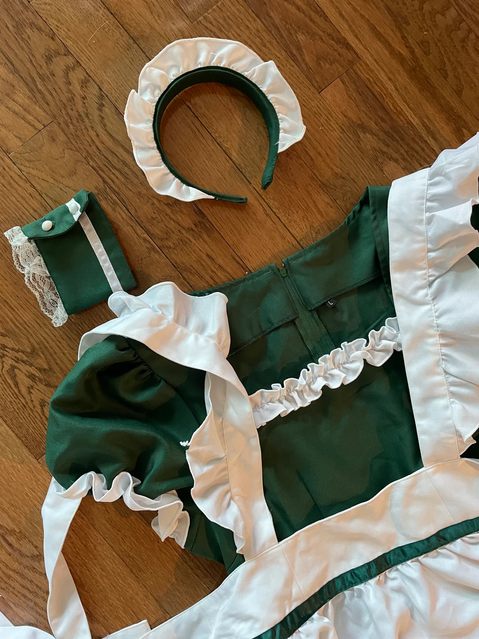 Dark Green Japanese Maid Outfit photo 1