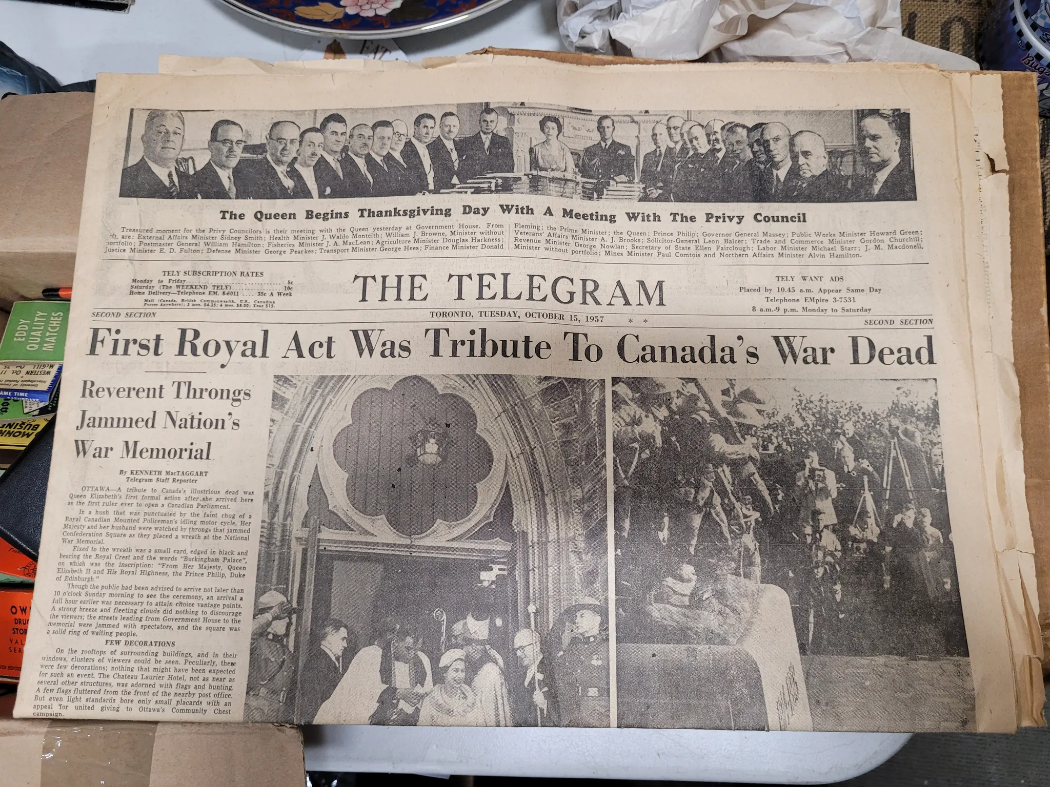 Old newspaper photo 1