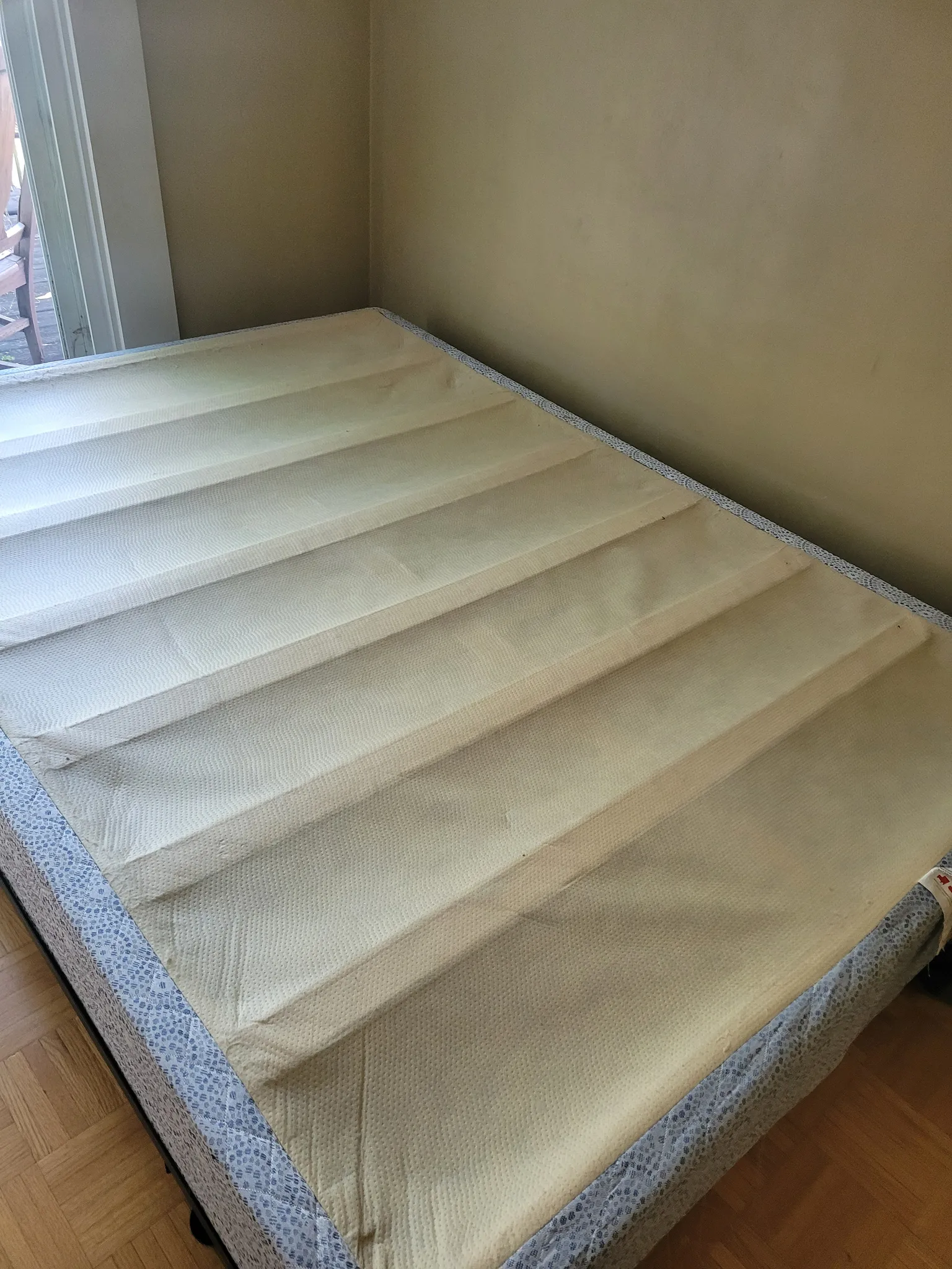 FREE Boxspring + Bedframe (double) photo 1