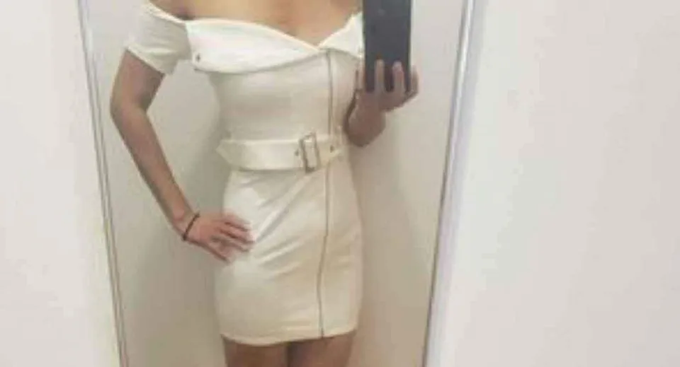Brand New Elegant Off-The-Shoulder White Dress photo 1